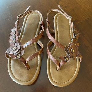 Nicole brown sandals size 5.5